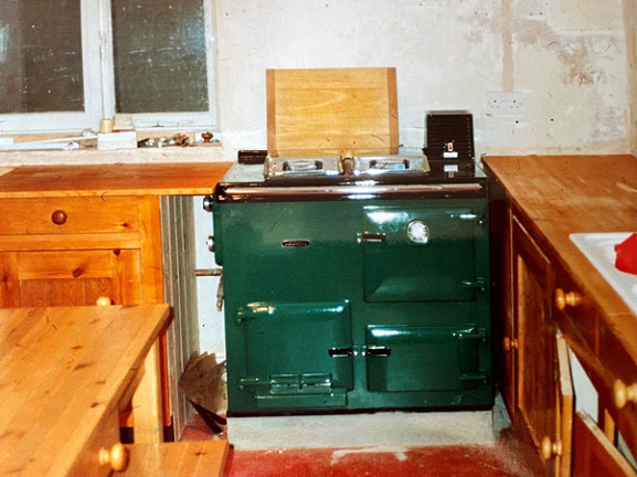 Our old 90s Rayburn nouvelle